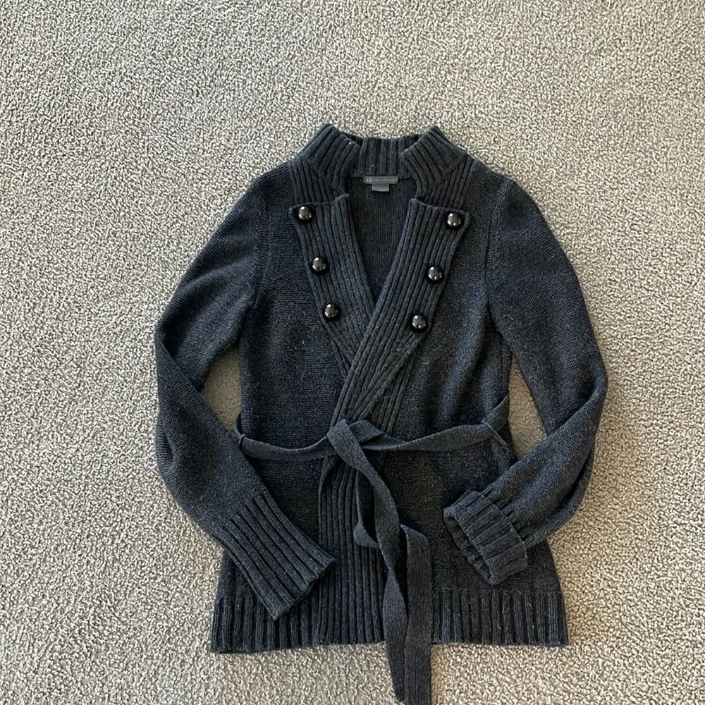 Armani Exchange sergeant cardigan grey color size S